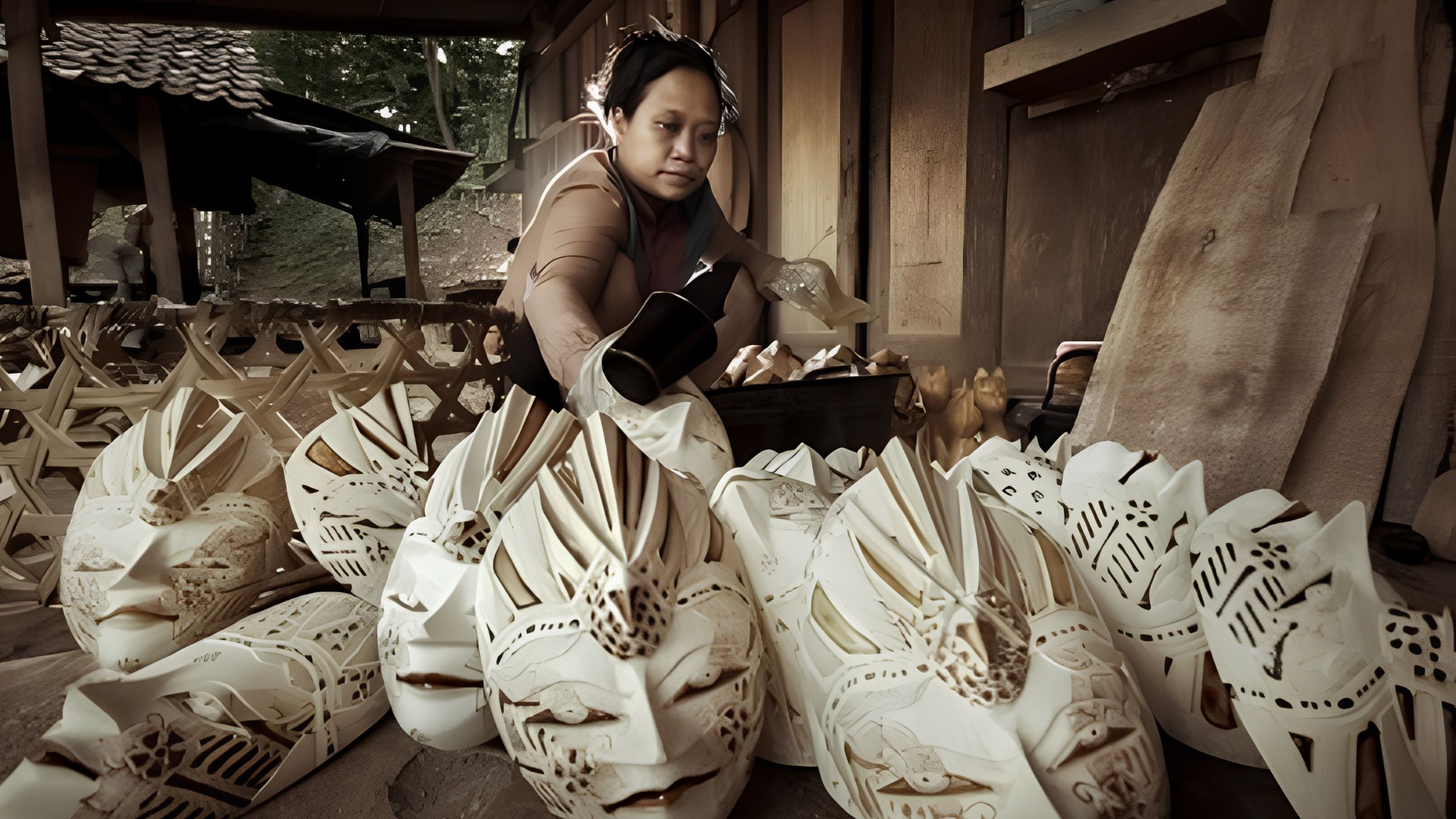 Kerajinan Topeng Solo, Karya Seni Tradisional yang Memikat Perhatian