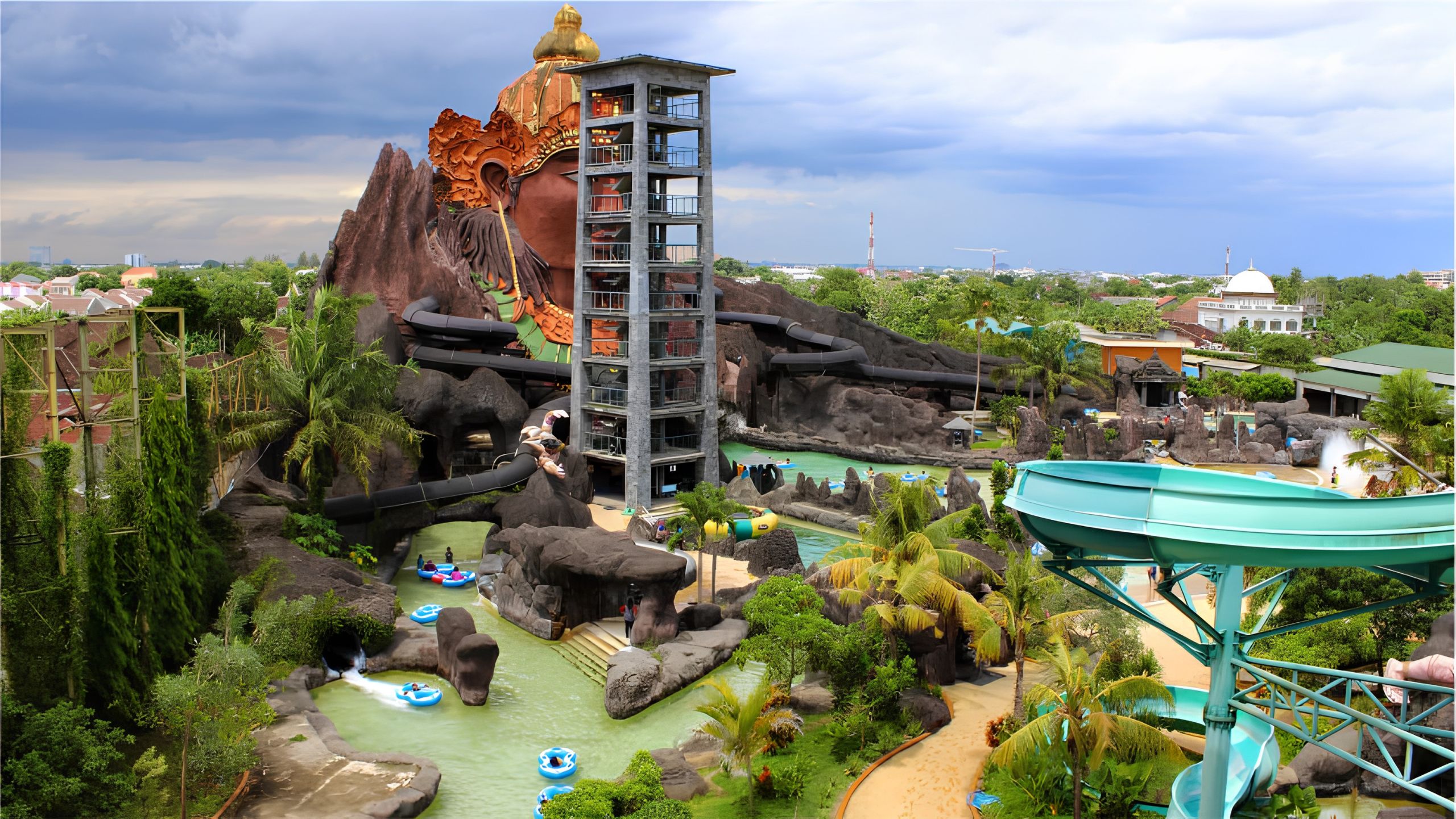Mengenal Air di Pandawa Water World Solo Baru