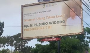 Wali Kota Solo Terseret Polemik Pemasangan Baliho Ulang Tahun Jokowi